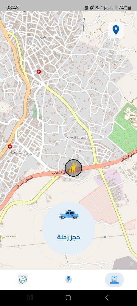 Interactive GPS Booking Map